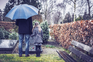 Man and girl by tombstone stock-photo-35810854-father-and-daughter-visiting-gravestone-of-deceased-mother