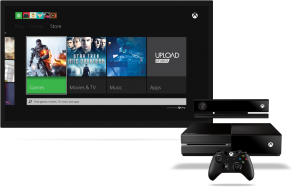 Flatscreen TV x-box