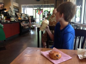 Gus starbucks last day of school 15