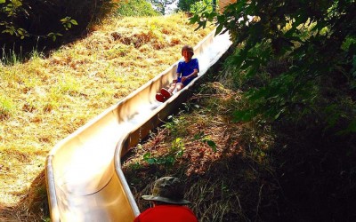 A slide built into a hill and a meteorite: Exploring local parks is our No. 5 Summer 2015 Outdoor Adventure with Kids